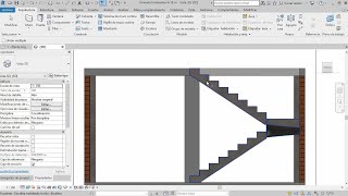 S37 Modelado de ESCALERA con BOCETO  1er Nivel  CURSO REVIT  37 [upl. by Noda]