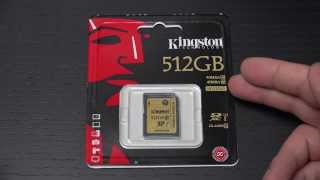 Kingston 512GB SD Card Unboxing [upl. by Camilla]