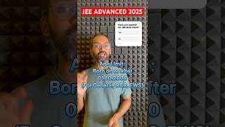 JEE Advanced 2025 Age limit  JEE Attempt limit jee2025 [upl. by Remot]