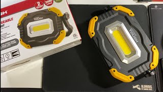 Best LED Work Light Hyper Tough 2500 Lumen LED Rechargeable Work Light [upl. by Lainey]