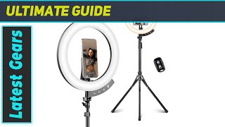 Sensyne Newest 12quot Ring Light with 62quot Tripod Stand Review [upl. by Egag]