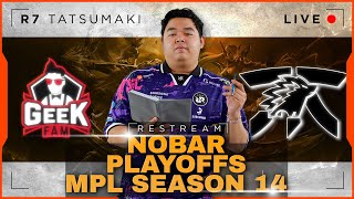 PLAYOFF DAY 1 FNOC VS GEEK FAM  SIAPA KALAH  PULANG TOP UP YA DI R7STOREID [upl. by Ellynad]