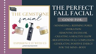 Eminence Organics Gemstone Facial at Skin Renew [upl. by Ennasus27]