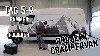 Dämmen und Folieren im DIY Campervan  Armaflex und Trocellen  Crampervan Projekt Tag 59 [upl. by Irene]