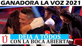 ¡Increíble La ganadora de La Voz 2021 deja a los coaches impactados con su ‘Me quedo contigo’ [upl. by Yeorgi]