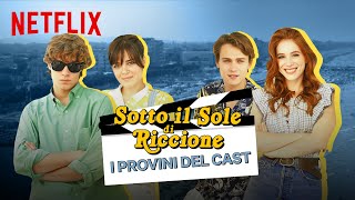 Il cast di Sotto il sole di Riccione guarda i provini  Netflix Italia [upl. by Xymenes]