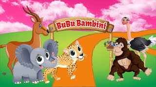 Versi degli animali per bambini piccoli  Gli animali dello ZOO in inglese [upl. by Ariamo]