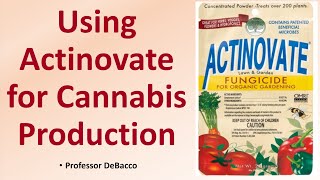 Using Actinovate for Cannabis Production [upl. by Lissa414]