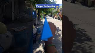 Papper plane trendingshorts viralvideos papperhelicopter [upl. by Crockett829]