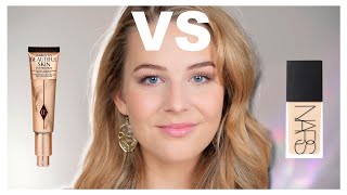 Best DEWY SKIN foundation Beautiful skin VS Nars reflecting PLUS TEST WEAR  Moody Eye Makeup [upl. by Sherrie615]