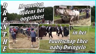 Drenthe  Oogstfeest in het buurtschap Lhee [upl. by Enaxor]