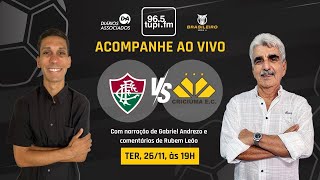 FLUMINENSE 0 X 0 CRICIÚMA Campeonato Brasileiro  35ª Rodada  26112024  AO VIVO [upl. by Aralk]