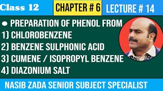 PREPARATION OF PHENOL  CHEMISTRY CLASS  PASHTONASIBZADASSS [upl. by Ennavoj]