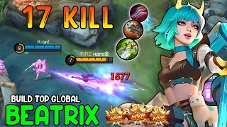 BEATRIX BEST BUILD 2024  BUILD TOP GLOBAL BEATRIX  MOBILE LEGENDS [upl. by Pallaton]