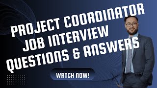 Project Coordinator Interview Questions and Answers  project coordinator job interview question [upl. by Particia473]