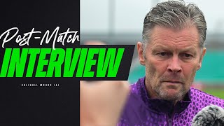 PostMatch Interview  Cotterill after Solihull Moors win [upl. by Eves]