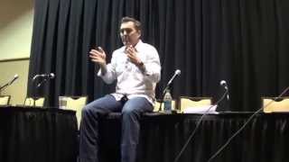 Nolan North Sunday Panel Metrocon 2015 [upl. by Annoed]