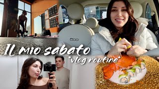 LA MIA ROUTINE DEL SABATO 🩶 palestra pulizierestauro relax ✨ vlog MelissaTani [upl. by Tegdig]