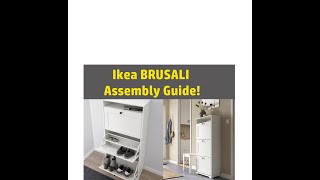 Ikea BRUSALI Assembly Guide [upl. by Acherman]