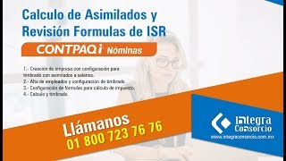 asimilado a salarios y formulas ISR [upl. by Noiroc879]