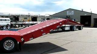 Felling Trailers FT802 HeavyDuty Hydraulic Tail TrailerlAVI [upl. by Onifled232]