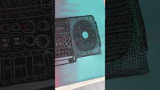 Printmaking video from wiggins artwork day 1 part3 funny artandcraft sketch [upl. by Araik]