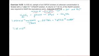 1450 Titration of H3PO4 a polyprotic acid [upl. by Palmer64]