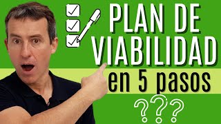 ¿Cómo hacer un PLAN de VIABILIDAD SENCILLO 💵💵 [upl. by Loredana493]