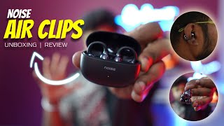 Noise Air Clips Unboxing amp Review  Exclusive First Review🔥New Design OWS  Hindi [upl. by Azirb276]