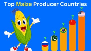 Top maize producing countries 2024  Leading Countries in Corn Production [upl. by Eirallih818]