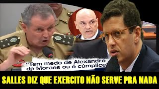 SALLESENFRENTE GENERAL E DIZ QUE EXERCITO ENGANOU POVO 8 JANEIRO [upl. by Novihs69]