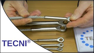 How To Fit Stainless Steel Eye Fittings [upl. by Eirehs439]