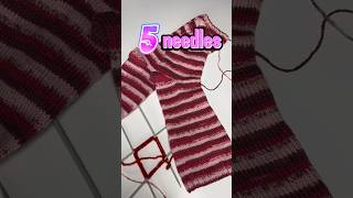 Knitting using 5 needles [upl. by Assener]