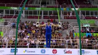 Eleftherios PETROUNIAS GRE Rings  Test Event 2016 EF [upl. by Suiramad499]