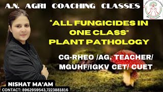 ALL FUNGICIDES IN ONE CLASS TRADE NAMES JRF IGKV CET AGTEACHER RHEO IBPS AFO [upl. by Vivi]