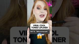 nyxcosmetics COOL TONE LIPLINER IN MOONWALK nyx cooltone lipliner makeup beauty pale [upl. by Egarton]