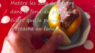 Pomme aux bonbons oursons au chocolat [upl. by Aisul753]