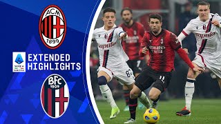 AC Milan vs Bologna Extended Highlights  Serie A  CBS Sports Golazo [upl. by Gristede]