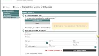 Change Driver License or ID Address [upl. by Wesa]