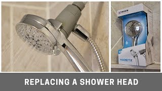 Replacing a ShowerHead  MOEN Magnetix [upl. by Arturo354]