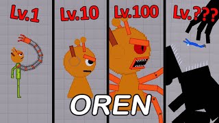 EVOLUTION Of OREN  Incredibox Sprunki  People Playground [upl. by Baudin]