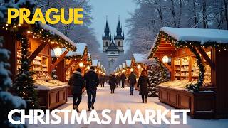 Prague Christmas Market  A Winter Wonderland in 2024 [upl. by Erialcyram316]