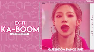 WJSN x HYOLYN ExIt – KA  BOOM  Line Distribution [upl. by Yeuh]