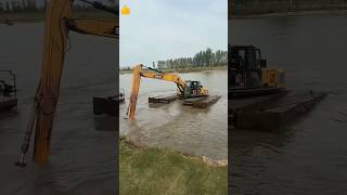 Amphibious equipment explore hitachi excavator automobile construction jcb bulldozer [upl. by Iam]