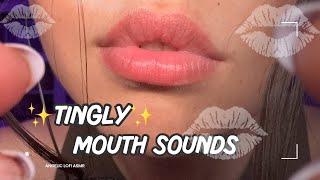 ASMR Mouth Sounds for Intense Tingles amp Deep Sleep  Wet amp Dry Coconut Rain Spit Painting 👄💤✨ [upl. by Analaj]