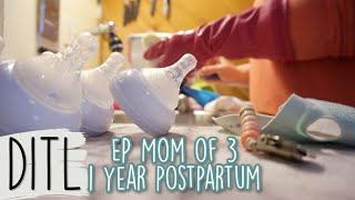 Day in the Life of an Exclusively Pumping Mom One Year Postpartum [upl. by Namso]