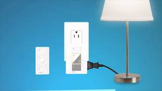 Lutron Caséta™ Wireless plug in lamp dimmer [upl. by Idou464]