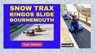 SNOWTRAX FUN ON DRY SNOW SLIDE IN BOURNEMOUTH  JUST ANTON [upl. by Ruthe879]