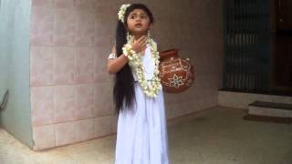 Shakuntala fancy dress by anvitha rao [upl. by Ylatan]