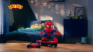 SpiderMan en skateboard radiocommandé est chez Smyths Toys [upl. by Daniel]